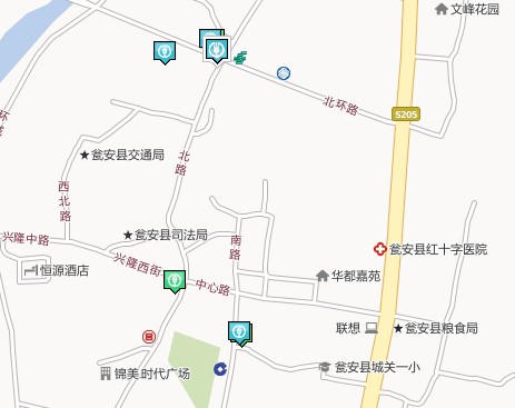 甕安縣農業銀行營業網點地圖